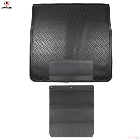Коврики багажника с защитным фартуком для Opel Astra K универсал (2015-2021) № NPA00-T63-064-APP