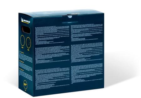 Колпаки колесные MICHELIN 14", "49 Верон", серебристо-черные, 4 шт. № 300721