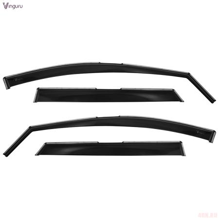 Дефлекторы окон для Hyundai Tucson (2021-2025) № AFV90761