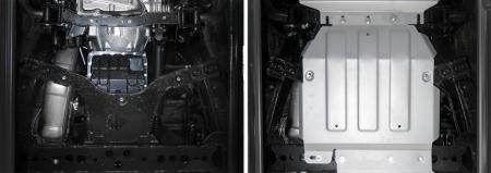 Защита КПП для Mercedes X-Class 4WD (2017-2020) № 2333.3942.1.6