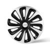 Колпаки колесные MICHELIN 15", "Калибр", серебристо-черные, 4 шт. № 300237