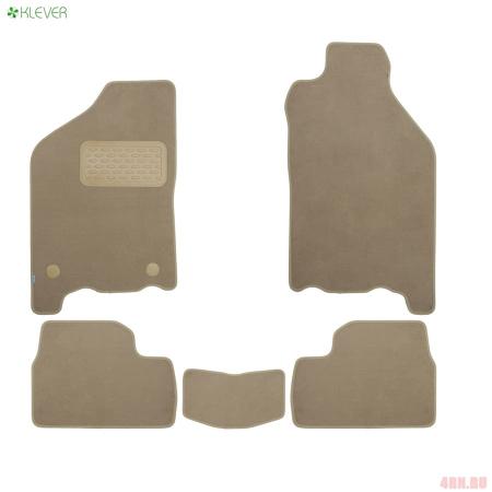 Коврики в салон Klever Premium для Lada (ВАЗ) 2115 седан (1997-2013) бежевые № KLEVER04520822112kh