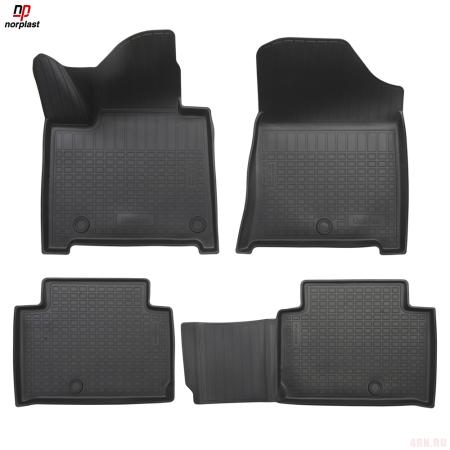 Коврики салона для Hyundai Santa Fe (2023-2025) (5 мест.) № NPA11-C31-545
