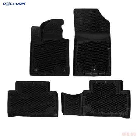 Коврик салона 3D Premium Ромб для Kia Sorento (2020-2025) № EVS0717