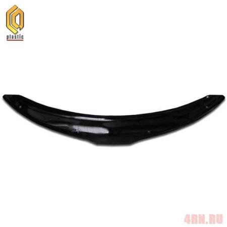 Дефлектор капота CA Plastic Classic черный для Kia Rio хечбек (2015-2016) № 2010010111694