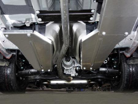 Защита топливного бака для Mazda CX-9 (2017-2025) 2 части № ZKTCC00336