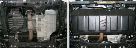 Защита двигателя и КПП для Geely Emgrand X7 (2013-2018) № 111.1913.1