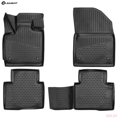 Коврики 3D салона для EXEED TXL (2021-2025) № ELEMENT3DAN0218210k