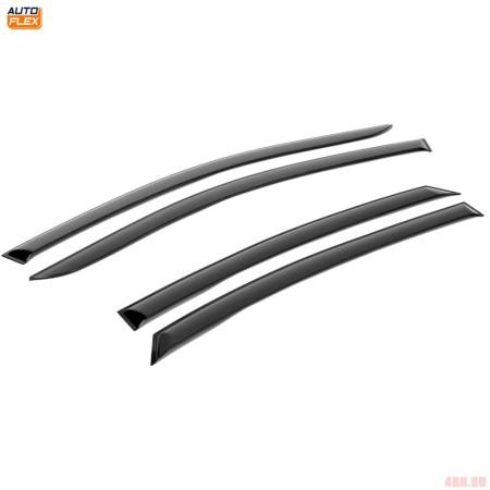 Дефлекторы окон AutoFlex для Lada (ВАЗ) Vesta (2015-2025) № 860311