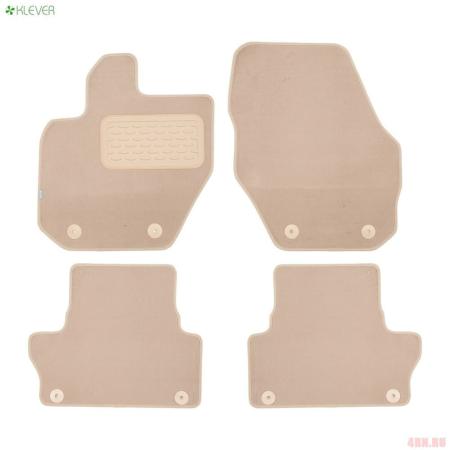 Коврики салона Klever текстильные Premium для Volvo XC60 (2007-2017) бежевые № KLEVER04500922112kh