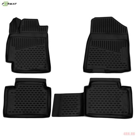 Коврики в салон 3D Format для Kia Cerato (2018-2025) № FORMAT.3D2568210