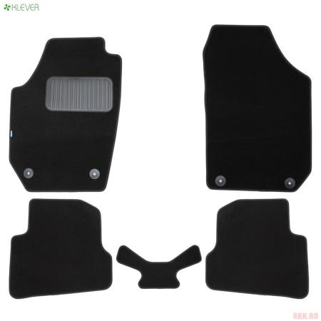 Коврики салона Klever текстильные Premium для Skoda Fabia хетчбек (2007-2014) № KLEVER03450622110kh