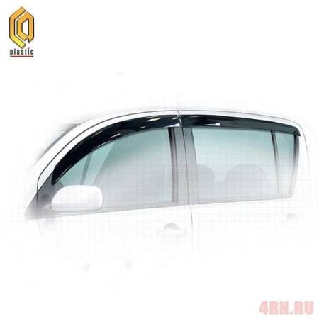 Дефлекторы окон CA Plastic Classic полупрозрачные для Toyota Passo Sette (2008-2012) № 2010030307381