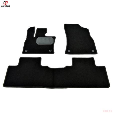 Коврики салона текстильные для Geely Atlas Pro (2024-2025) № NPA10-VTe240-033