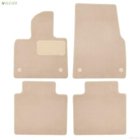 Коврики салона текстильные Premium для Voyah Free (2022-2025) 4 шт. бежевые № KLEVER0412100322112kh