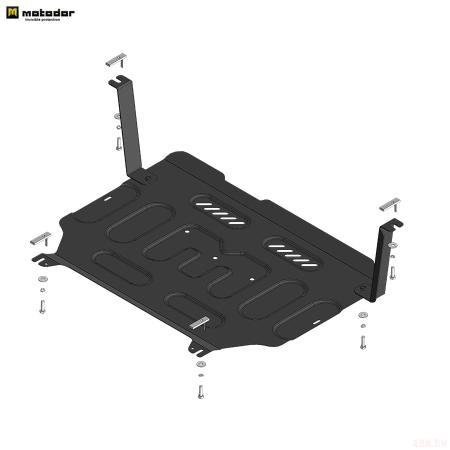 Защита двигателя и КПП для Geely Emgrand 7 (2022-2025) № 74204