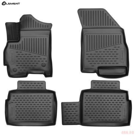 Коврики 3D салона для EXEED LX (2022-2025) № ELEMENT3DAN0283210k
