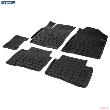 Коврики салона Rival литьевые для Subaru Forester (2012-2018) № 65401001