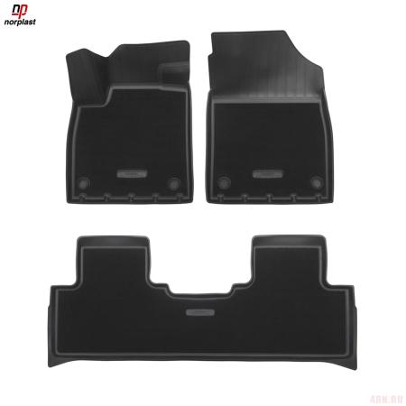 Коврики салона комбинированные для Haval H3 (2024-2025) 2WD № NPA11-C28-334-CM