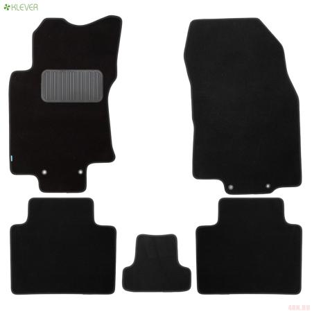 Коврики салона Klever текстильные Premium для Renault Koleos (2017-2025) 5 шт. № KLEVER03415122110kh