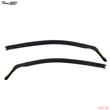 Дефлекторы передних окон Heko для Volkswagen Polo хэтчбек 3дв. (2009-2017) № 31179