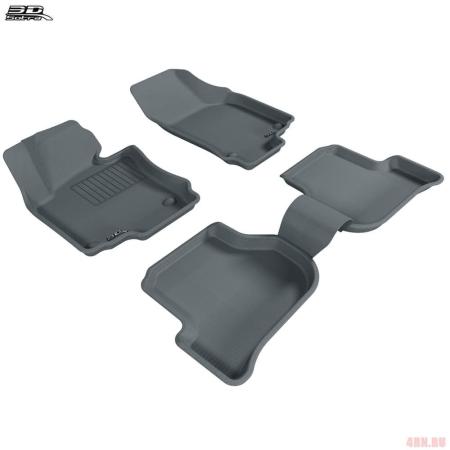 Коврики салона Sotra Liner 3D Lux серые для Skoda Octavia A5 (2005-2010) № STR74-00190