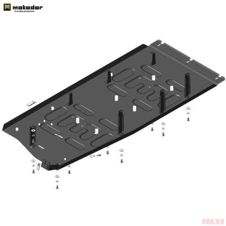 Защита топливного бака для Volkswagen Multivan (2020-2025) № 72705
