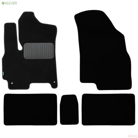 Коврики салона текстильные Premium для Chery Tiggo 4 (2018-2025) 5 шт. № KLEVER05632522110kh