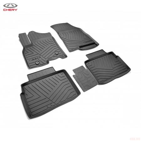 Коврики салона литьевые оригинальные для Chery Tiggo 8 (2018-2025) № CHE121TIG08PL