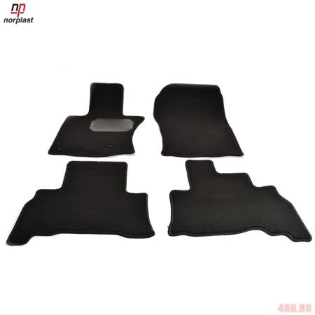 Коврики салона Norplast текстильные для Toyota Land Cruiser Prado 150 5 мест (2010-2013) № NPL-VTe-880-406a