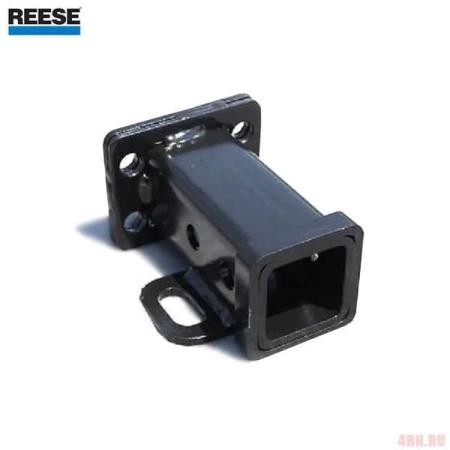 Приемник под квадрат на 4 болта, расстояние между отверстиями по горизонтали 104 мм, по вертикали 60 мм (пользуются популярностью у людей, самостоятельно изготавливающих фаркопы, особенно на грузовики) БЕЗ вставки № usa119