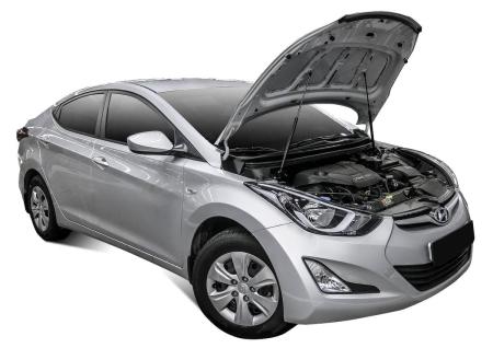 упоры капота для hyundai elantra (2013-2015) 2 шт. № uhyela011
