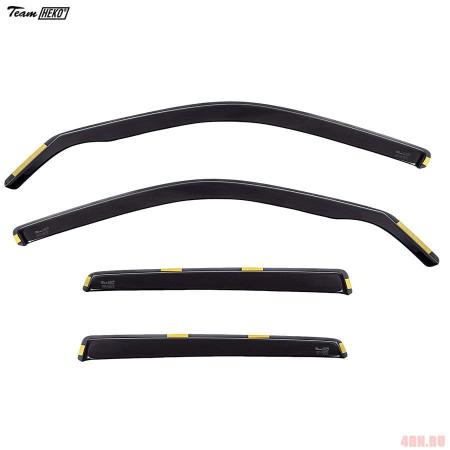 Дефлекторы боковых окон Heko для Subaru Forester (2008-2013) № 28505