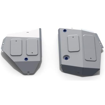 Защита топливного бака для Jeep Compass 4WD (2017-2025) 2 части № 333.2742.1