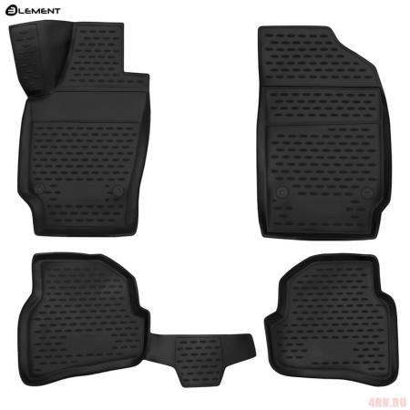 Коврики салона Element 3D для Volkswagen Polo седан (2010-2020) № NLC.3D.51.30.210k