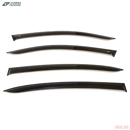 Дефлекторы боковых окон Cobra для Opel Astra H седан (2007-2012) № O10407
