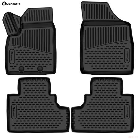 Коврики 3D салона для Forthing T5 EVO (2023-2025) № ELEMENT3DAN0640210k