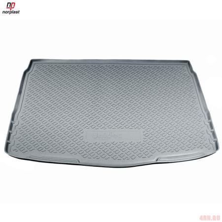 Коврик в багажник Norplast для Nissan Qashqai (T32) (2014-2021) серый № NPA00-T61-604-G