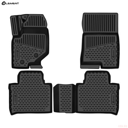 Коврики салона 3D для KGM Rexton (2023-2025) № ELEMENT3DA71729213k