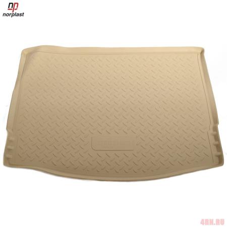 Коврик в багажник Norplast бежевый для Ford Focus 3 хэтчбек (2011-2018) № NPL-P-22-181-B