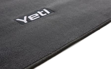 Коврик багажника текстильный оригинальный для Skoda Yeti (2009-2013) № 5L6061163C