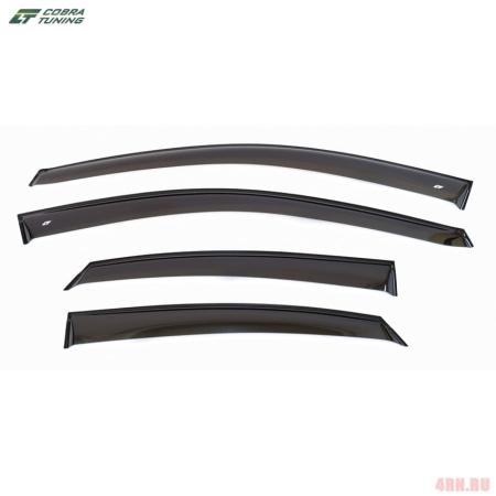 Дефлекторы боковых окон Cobra для Ford Focus 2 седан, хэтчбек 5дв. (2005-2010) № F30604