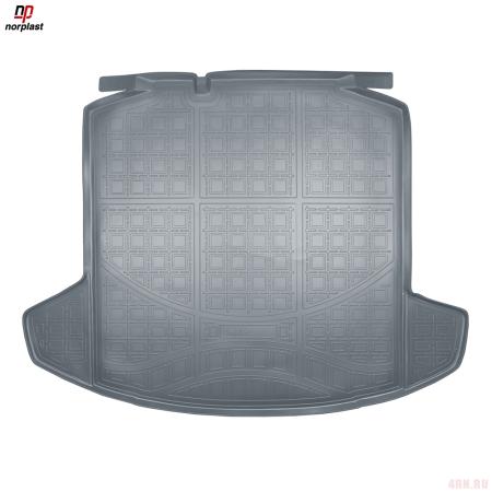 Коврик багажника для Volkswagen Polo (2020-2025) серый № NPA00-T81-650-3-G