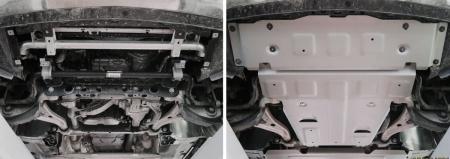 Защита радиатора для Mercedes GLE-Class (вкл. Coupe) (2015-2019) № 333.3929.1