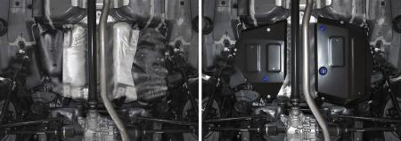 Защита топливного бака для Jeep Compass 4WD (2018-2025) № 111.2742.1