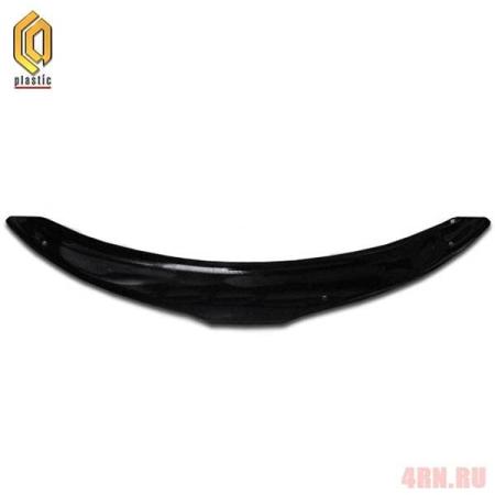Дефлектор капота CA Plastic Classic черный для Kia Rio седан (2015-2016) № 2010010111090