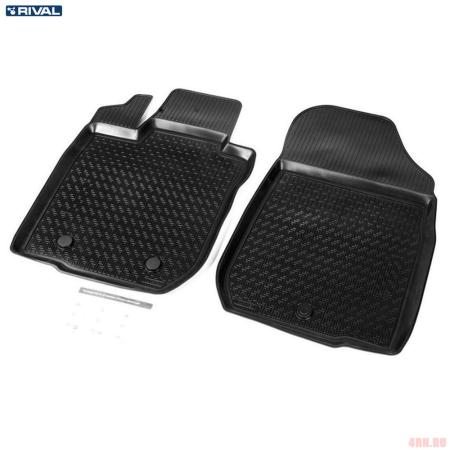 Коврики салона Rival передние для Lada (ВАЗ) Largus фургон 2 места (2012-2025) № 16003003