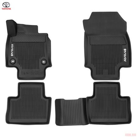 Коврики салона оригинальные для Toyota RAV4 (2019-2025) МКПП № 58500YYE60C0