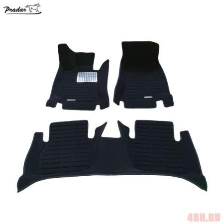 Коврики салона Pradar 3D текстильные для Mercedes E-Class (W212) (2013-2016) № SI 19-00297