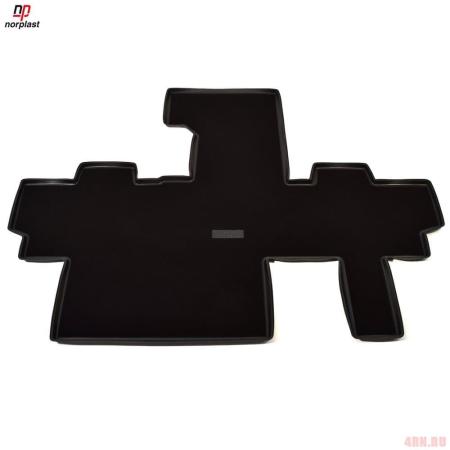 Коврики салонные комбинированные для Peugeot Traveller (2018-2025) (2-й ряд) Standart (длинная база/короткая база) № NPA00-C64-904-CM